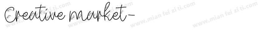 Creative market字体转换